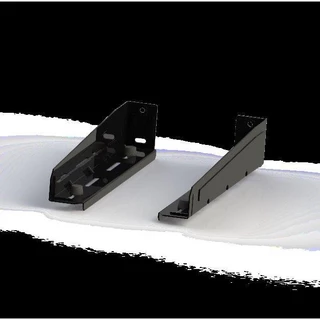 Suporte p/ Microondas Multiuso c/ Braço Ajustável Preto Brasforma