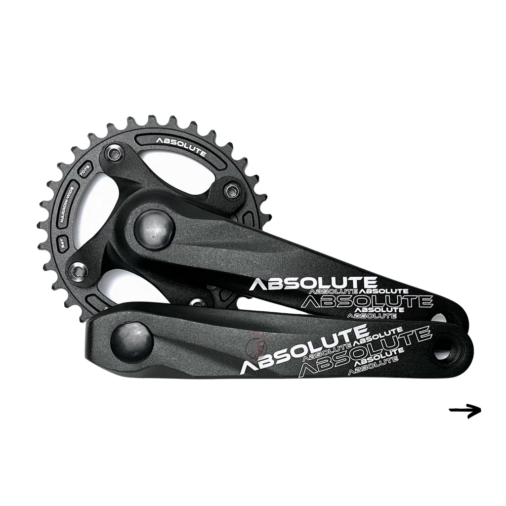 Pedivela Single 34d Absolute Wild 175mm 9v 10v 11v 12v Mtb