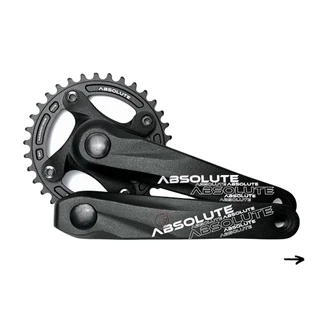 Pedivela Single 34d Absolute Wild 175mm 9v 10v 11v 12v Mtb em Oferta na Shopee