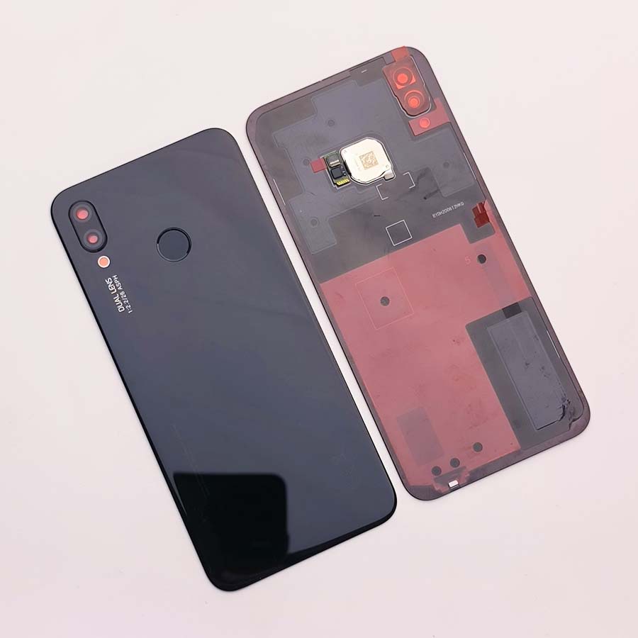 Para Huawei P20 Lite Tampa Da Bateria Traseira Porta De Vidro Nova