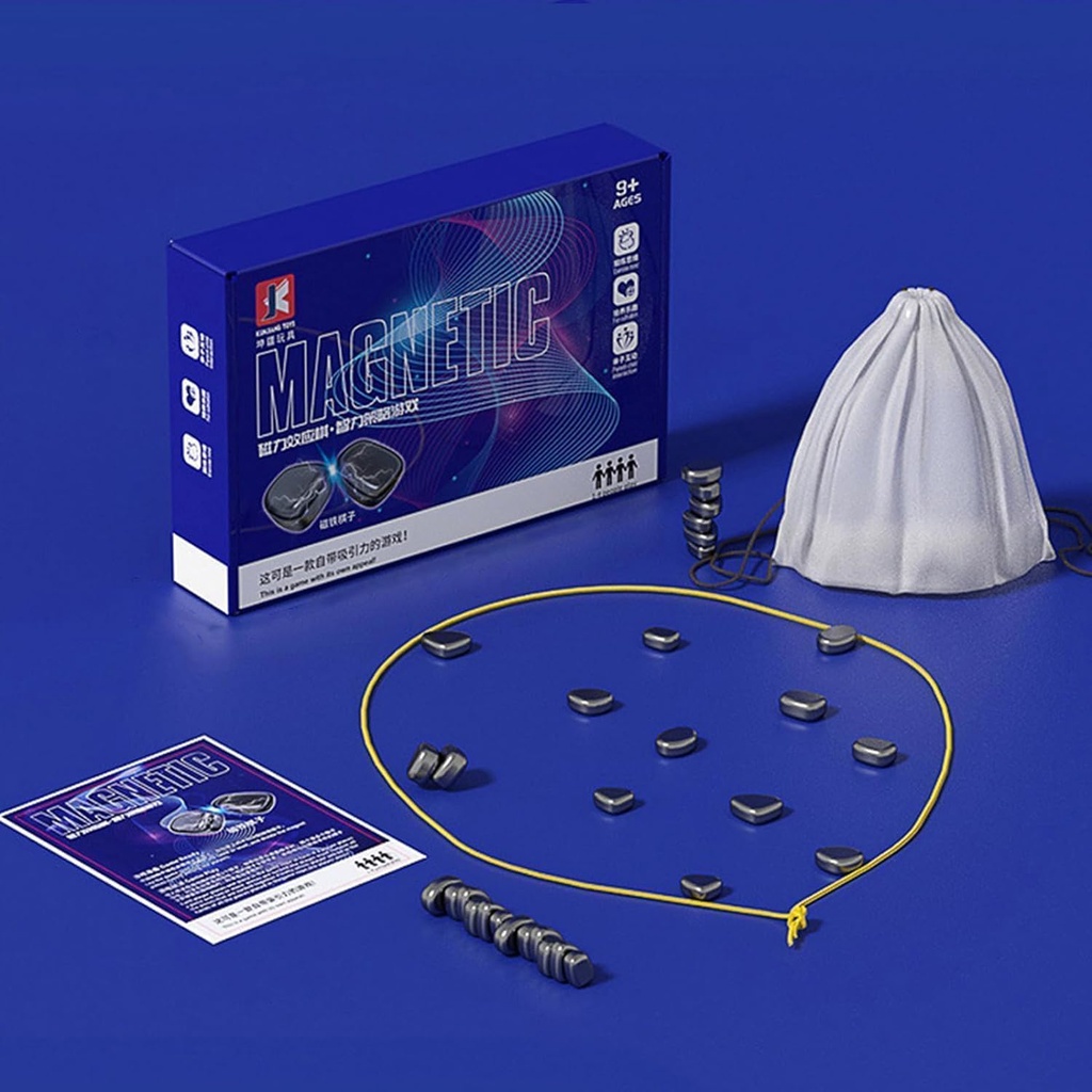 Jogo De Xadrez Magnético-2024 Novo Tabuleiro Familiar-De Mesa Divertido , Com Ímã 2 Jogadores Estratégia De Viagem (1)