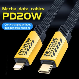 WEKOME Novo Estilo Mech C-100W/PD 20W Carregamento Rápido De Cabo De Dados Para iPhone 15 14 13 12 promax Huawei Xiaomi Samsung