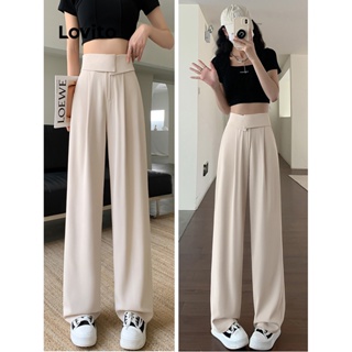 Lovito Calça Básica Lisa Casual Para Mulheres LNE41181