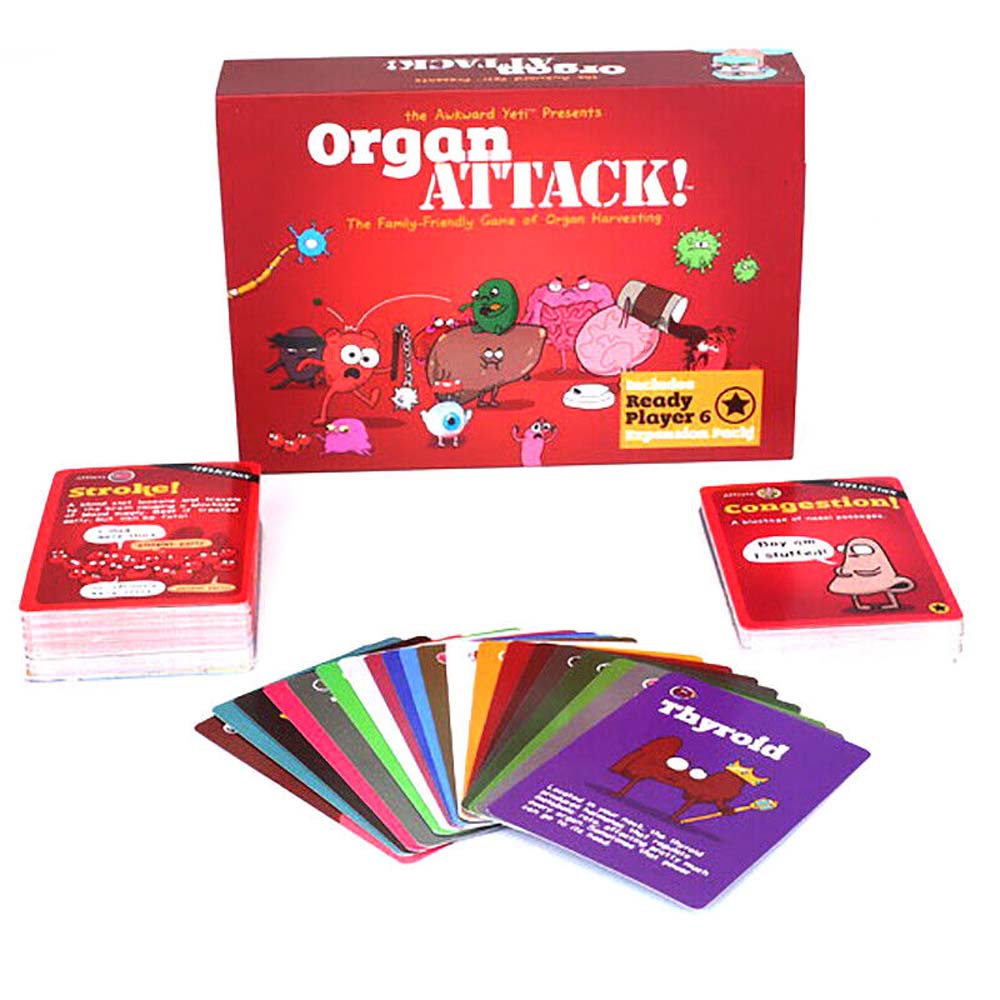 Organ Attack Card Game Board Family Game - Original New Dispatch Kids ...