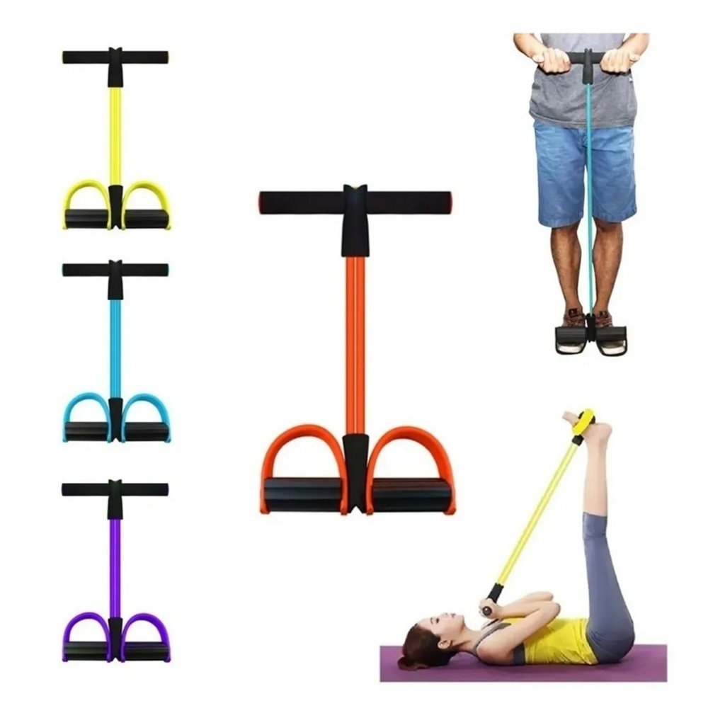 Elástico Extensor Pedal Fitness Musculação Pilates Treinamento Funcional