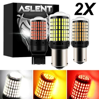 2pcs 1156 BA15S P21W BAU15S PY21W T20 7440 W21W 3157 1157 P21/5W W21 Lâmpadas led 144smd Lâmpada CanBus Para Luz De Sinalização De Volta