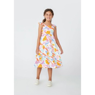 Vestido Midi Infantil Estampado 3 Marias Hering Kids