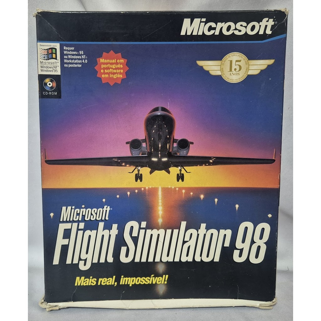 Microsoft Flight Simulator 98 (PC) - : Rétrogaming & Jeux