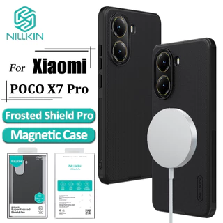 Nillkin Capa Magnética Para Poco X7 Pro Super Frosted Shield Traseira À Prova De Choque