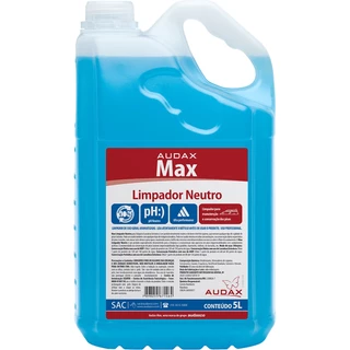 Limpador Neutro Audax Max - 5L em Oferta na Shopee