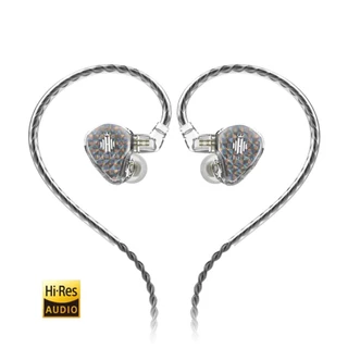 Hidizs MS1 Galaxy Fones De Ouvido HiFi De Alto Desempenho Circuito Magnético Duplo Monitores Auriculares Dinâmicos Com Microfone