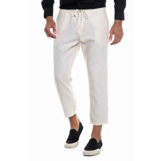 Calça Masculina Viscolinho Color Polo Wear Off White