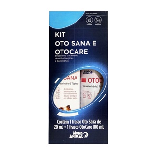 Antibiótico Otosona + Higienizador Otocare Mundo Animal