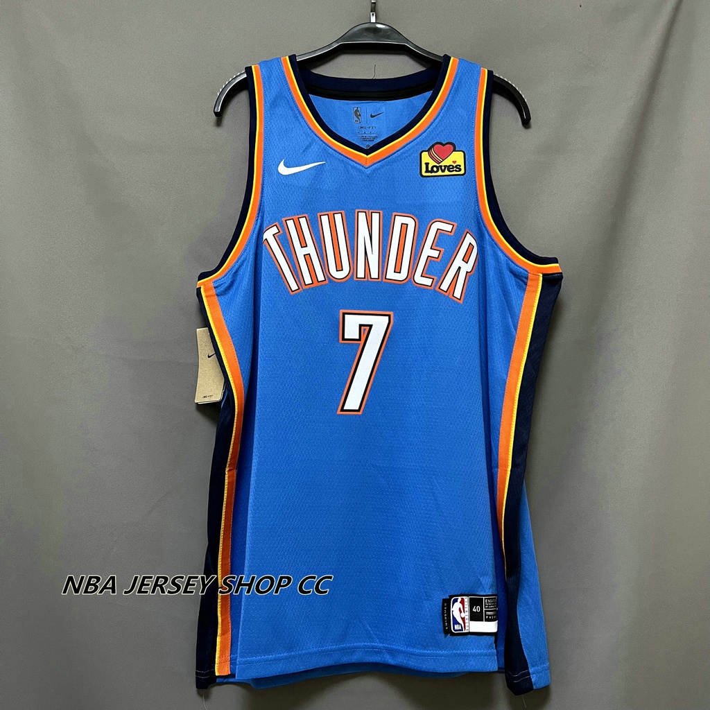 Novo trov o original da nba para homens 7 chet holmgren jersey edi o