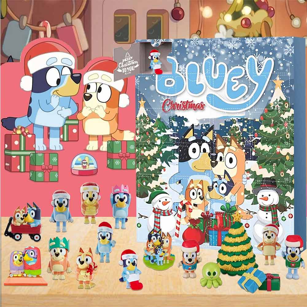 Christmas Bluey Advent Calendar Contains 24 Gifts Christmas Countdown