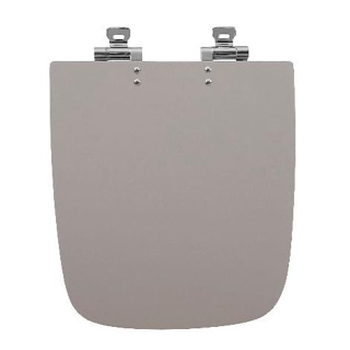 Assento Sanitário em Poliester Soft Close Boss Sofisticato Metropole Gris Sicmol