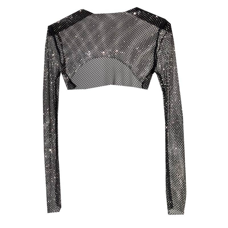 Cropped Telinha Strass Brilhante Redinha de Pedrarias Rave | Shopee Brasil