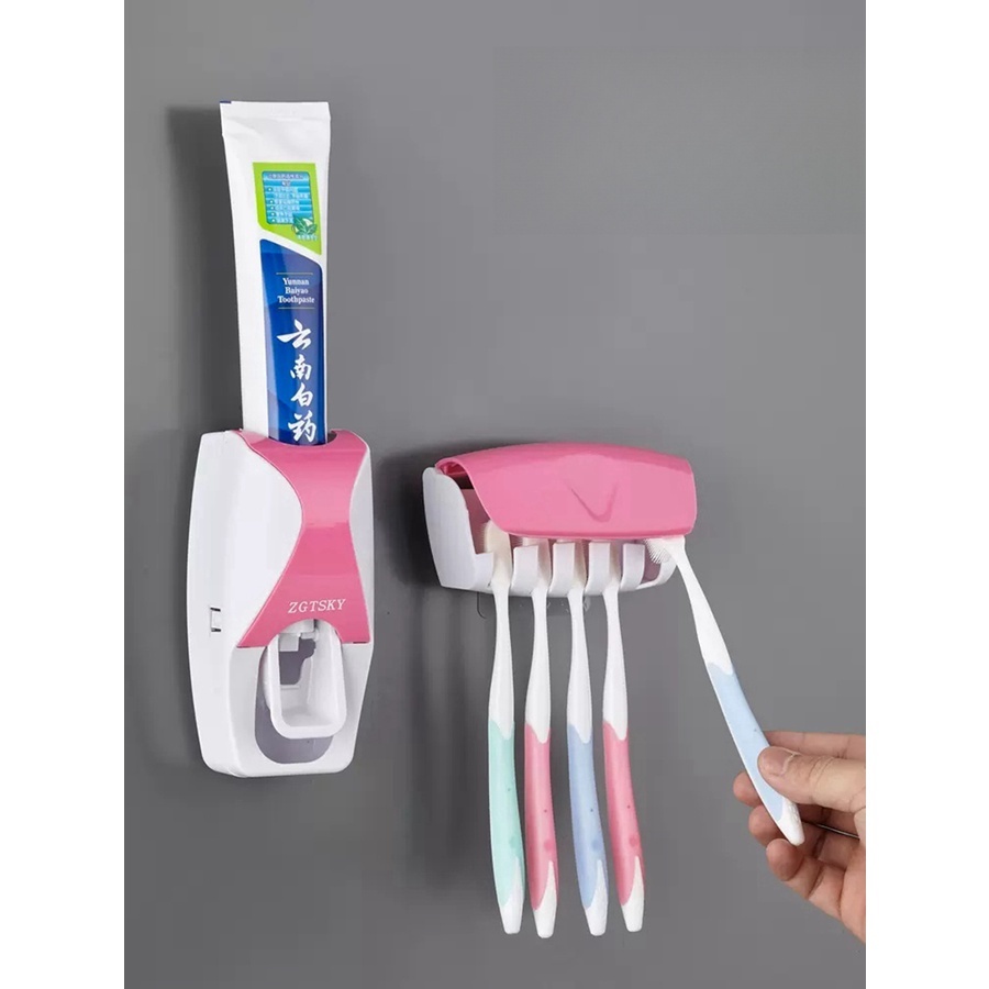 Dispenser Para Creme Dental Fácil Uso Ganhe Espaço