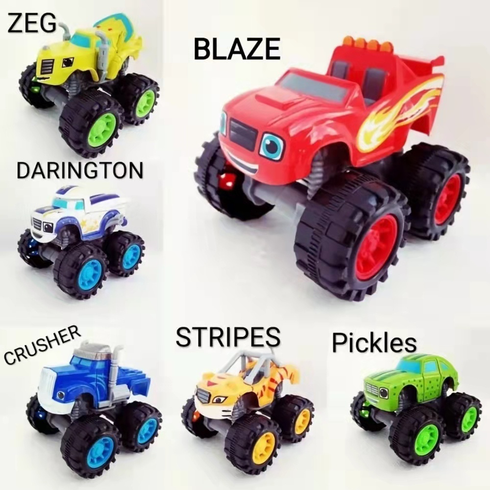 Monsters Truck Brinquedos Máquinas Carro Brinquedo Russo Clássico Blaze  Carros Brinquedos Modelo Presente
