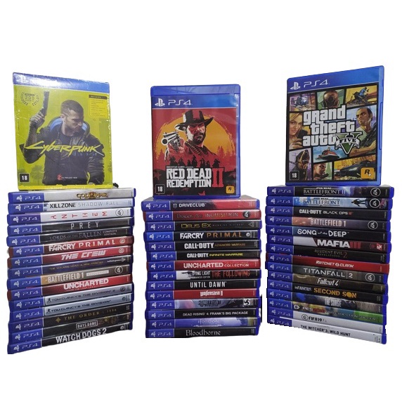 Jogos Originais - Midía Física - PS4