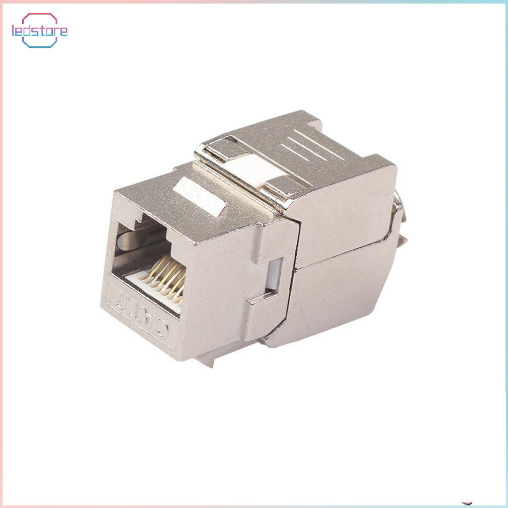Network Adapter RJ45 Keystone Jacks Module 360 Degree CAT6 Shielded ...
