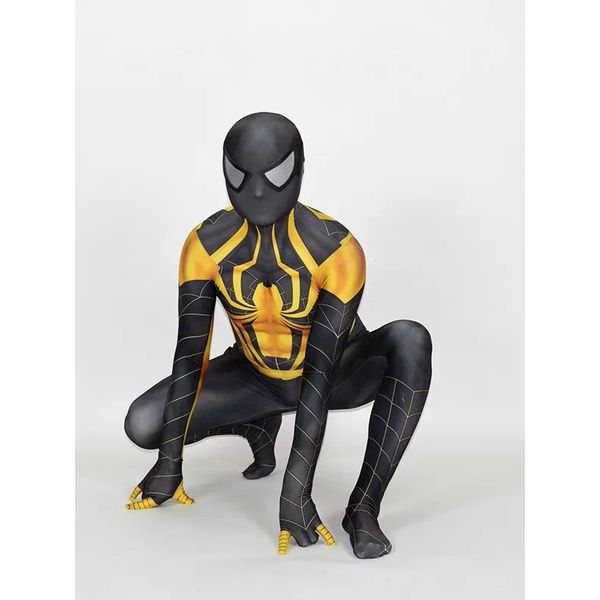 Fantasia Homem-Aranha Traje Spider Armor Mk 4 Cosplay (Adulto/Infantil)