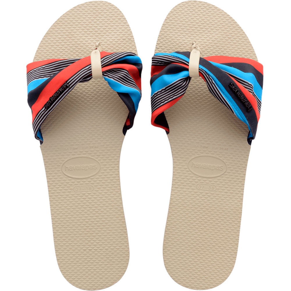 Rasteirinha Havaianas You St.Tropez Bege Palha