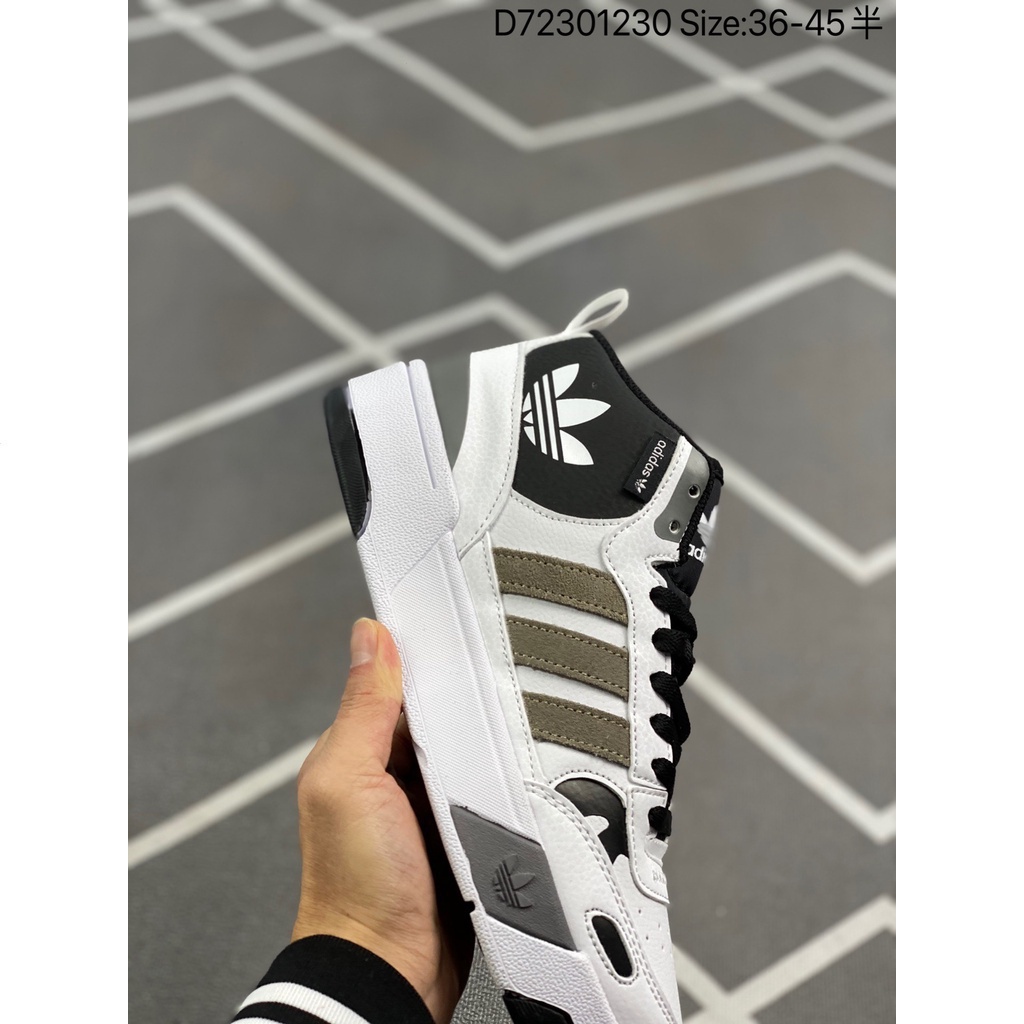 Estoque Pronto AD Originals Post Up Moda Mid Lace Sports Basketball Shoes Casual Outdoor Skate 3
