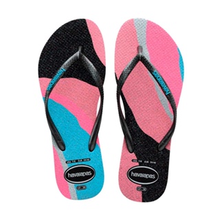 Chinelo Havaianas Slim Palette Glow Preto