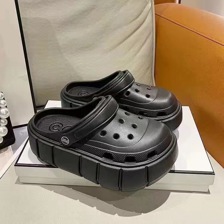 Sandálias de Moda de Verão Plataforma Feminina Salto Alto de Praia