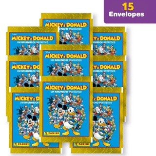 Mickey & Donald Disney 75 figurinhas (15 Envelopes) Original
