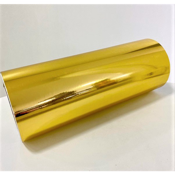 ADESIVO VINIL PARA SILHOUETTE DOURADO BRILHANTE 30 CM X 1 METRO #30094U