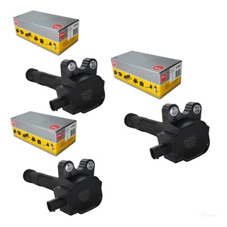 3 Bobina De Ignição Ka 1.0 12v Ka+ 1.0 12v 3 Cilindros Ngk