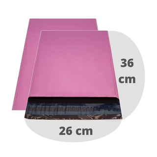 Envelope de Segurança Rosa 26x36 50 UN