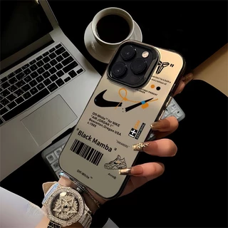 Capinha iphone 11/12/13/14/15 Pro max Fashion sneakers anti impacto Silicone Aplicável ao iPhone 11,12,13,14,15,11PM,12PM,13PM,14PM,15PM