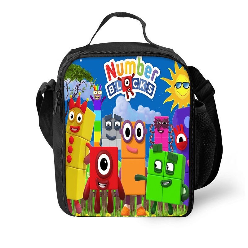 Numberblocks Impressão Único Ombro Ice Bag Picnic Cooler | Shopee Brasil