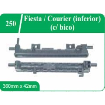 Caixa Radiador Fiesta Courier Inferior Com Bico