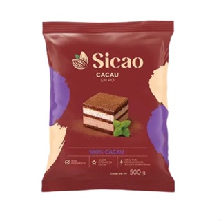 Cacau em Pó 100% 500g - Sicao