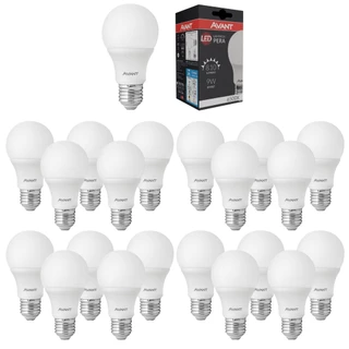 KIT 20 LÂMPADA LED BULBO 9W ALTA POTÊNCIA E27 - AVANT