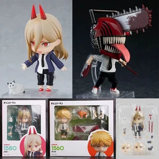 Nendoroid Chainsaw Man Action Figura 1560 Denji Pochita 1580 Power Anime Figuras Em PVC Modelo Brinquedos Presente