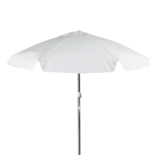Guarda-Sol em Bagum Haste de Aluminio 1,80m Branco 9601 Belfix praia calor verao