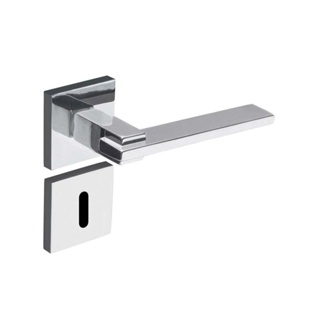 Fechadura Interna Pado de Aço Zamac Nina 221-90 com Espelho Cromada Fechadura Zm Nina Rq2 221-90 Interna Cr Pado