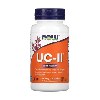 Colágeno UC-II 40mg Now Foods 120 Capsulas Vegetarianas