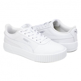 TÊNIS PUMA CARINA LUX BDP FEMININO - BRANCO/PRATA