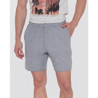 Bermuda Masculina Bolso Listrada Cinza Médio