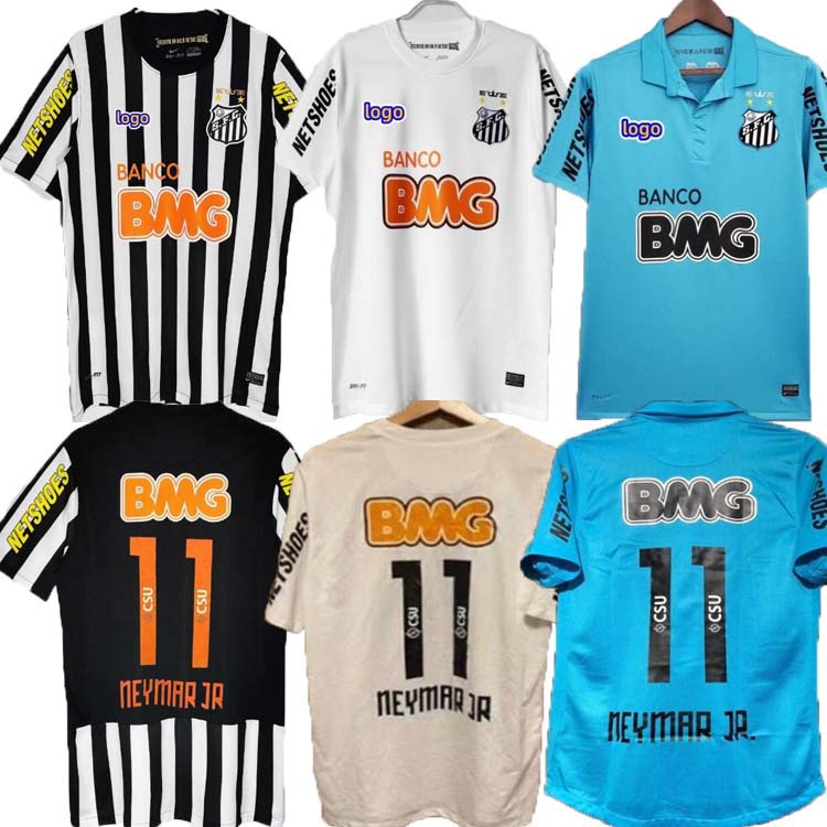 2012 Retrô Casa Longe Terceira Camisa De Futebol NEYMAR JR
