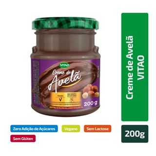 Creme de Avelã Vegano Zero Vitao 200g