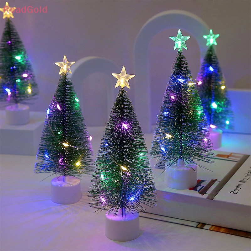 Árvore de natal rosa, decorações para festa de natal, para decoração de  natal, para casa, árvore verde, mini decorações artificiais - AliExpress