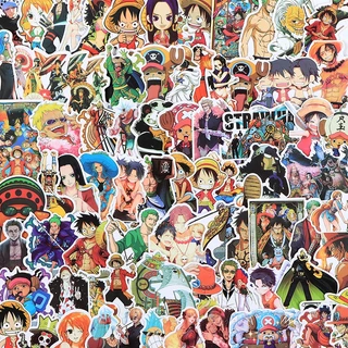 120PCS Autocolantes de Conta Desenho Animado Macaco D Luffy para Capacete de Bicicleta LanLanStickersWorld