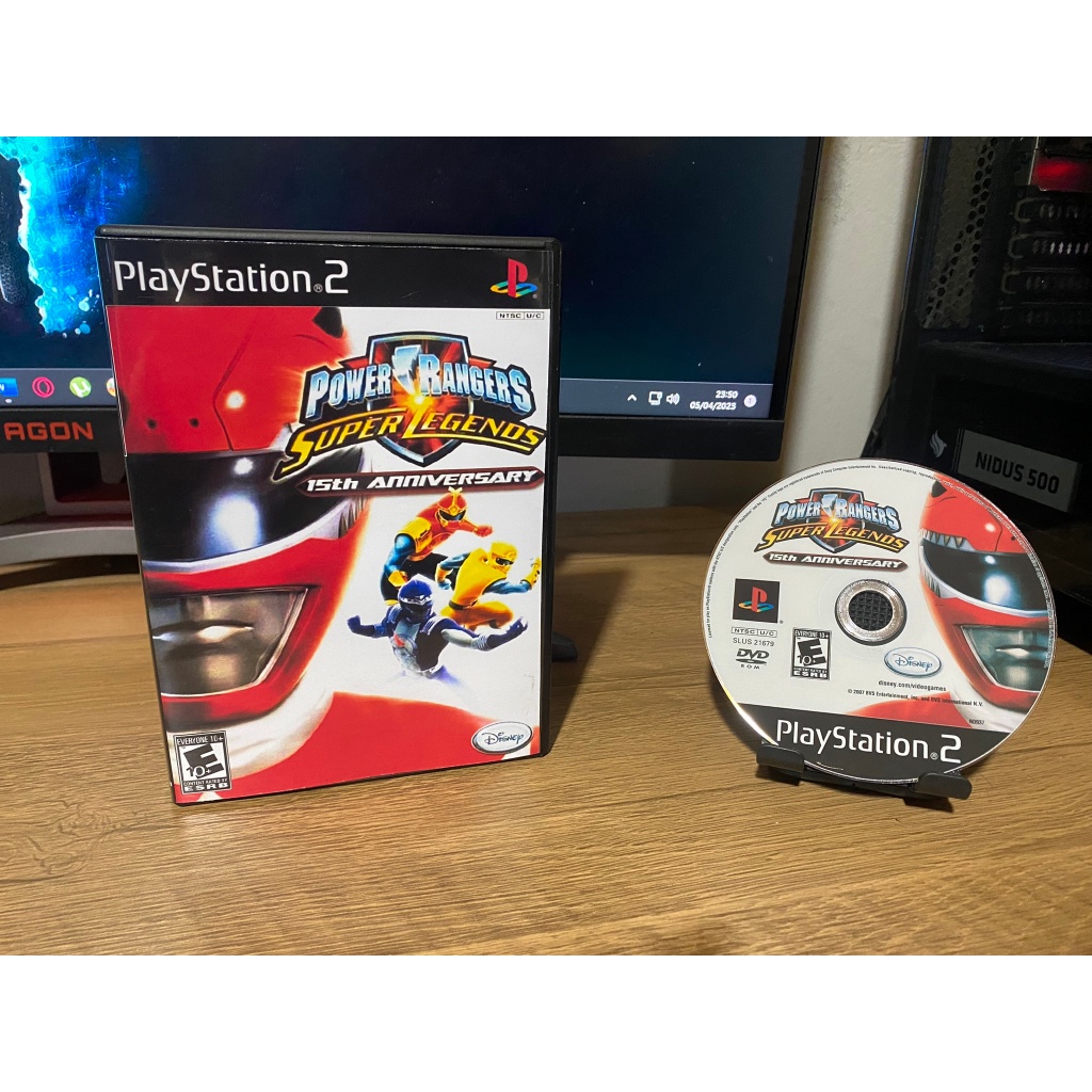 PS2 - Power Rangers Super Legends 15º Anniversary